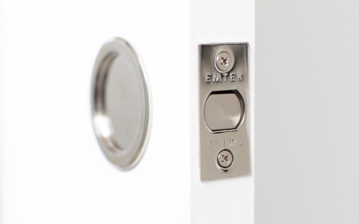 Round Pocket Door Tubular Locks | Emtek