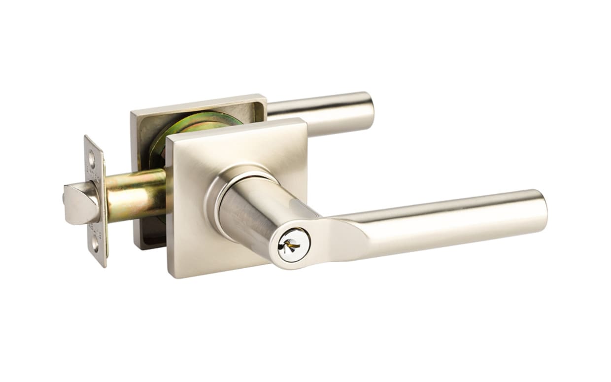 Hanover Stainless Steel Key in Lever | Emtek