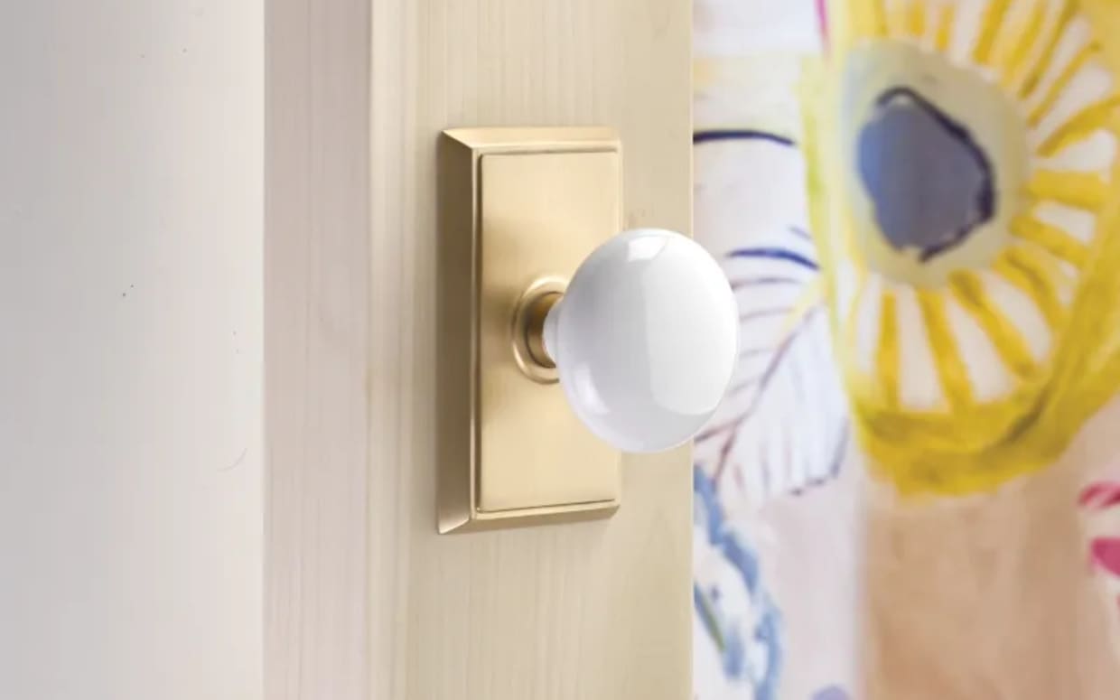 Ice White Knob Emtek