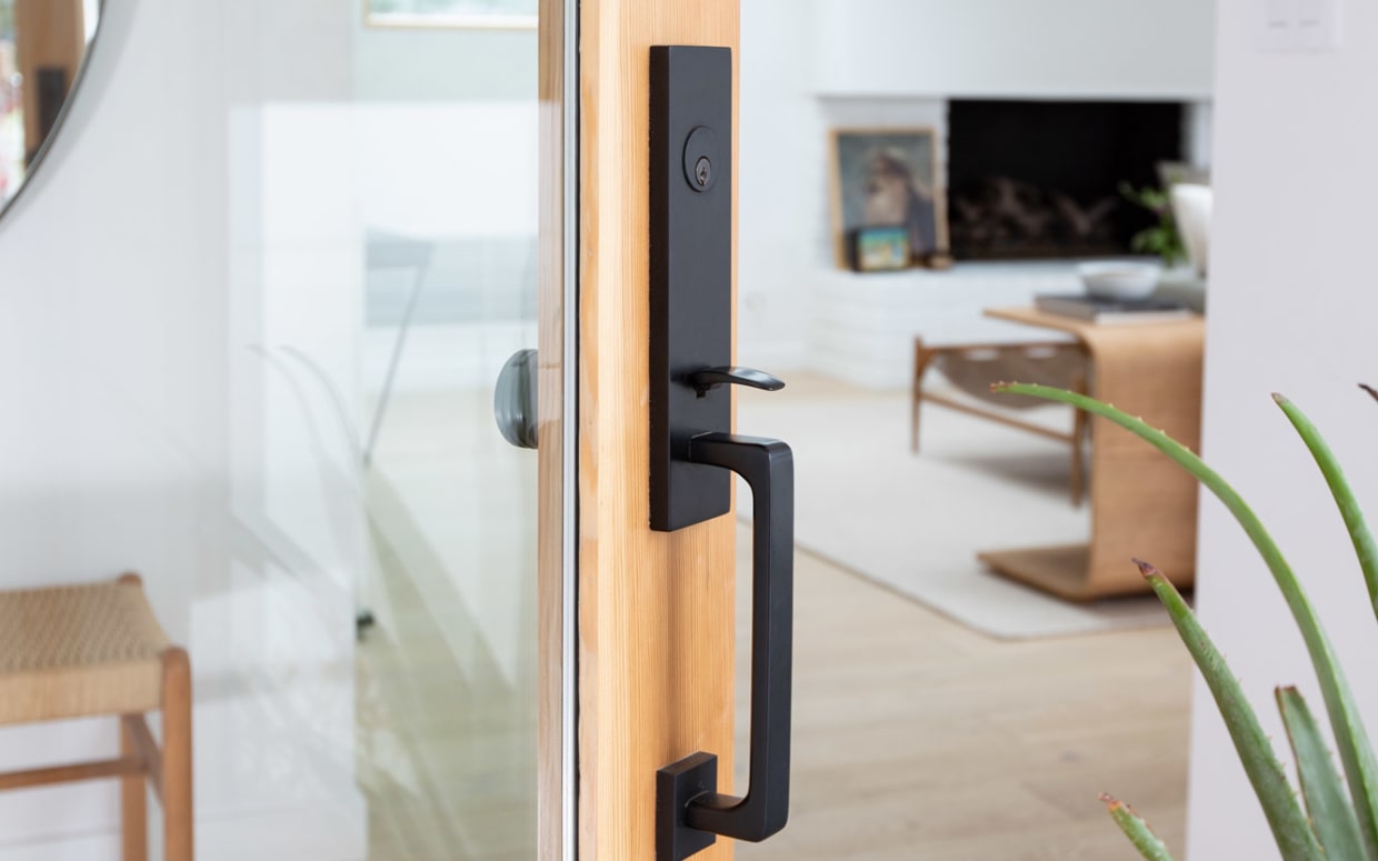 Stainless Steel Davos Entry Set | Emtek