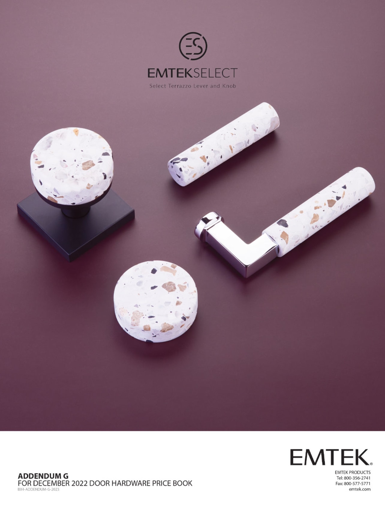 Terrazzo Levers and Knobs