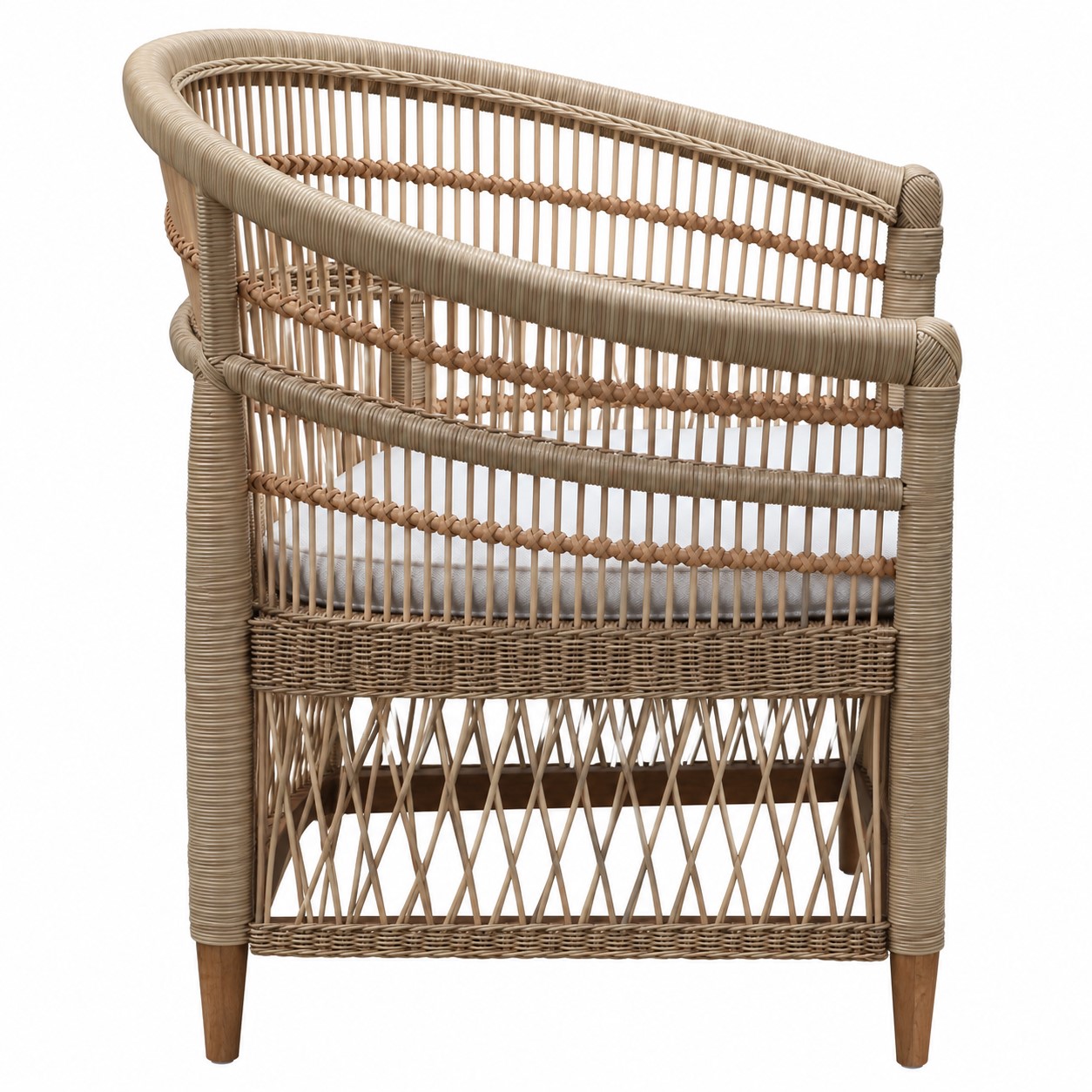 MALAWI RATTAN LOUNGER CHAIR 3