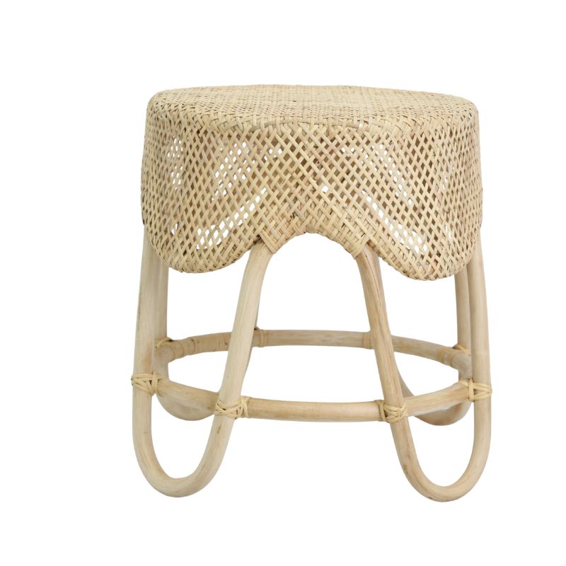 HOKA FOOTSTOOL RATTAN CHAIR 2