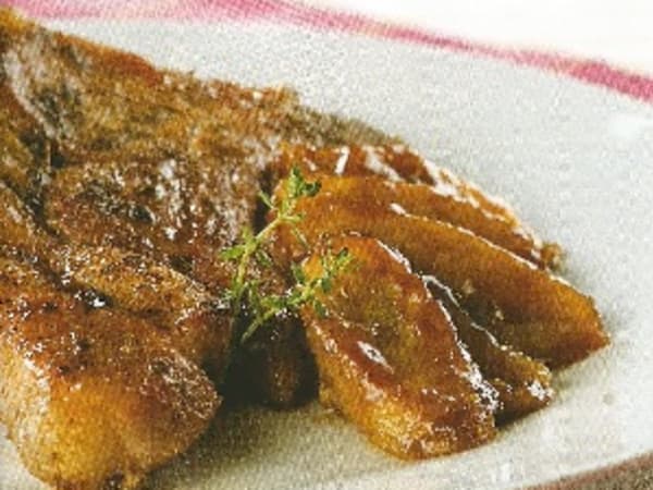 Chuletas De Cerdo Con Cambur