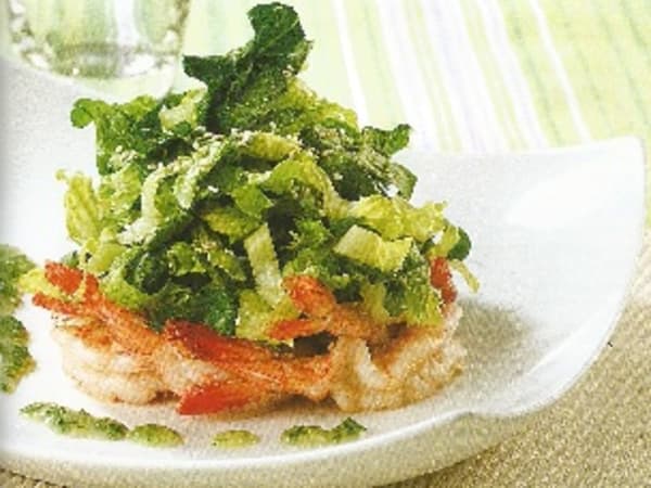 Corona De Langostinos Con Salsa De Perejil