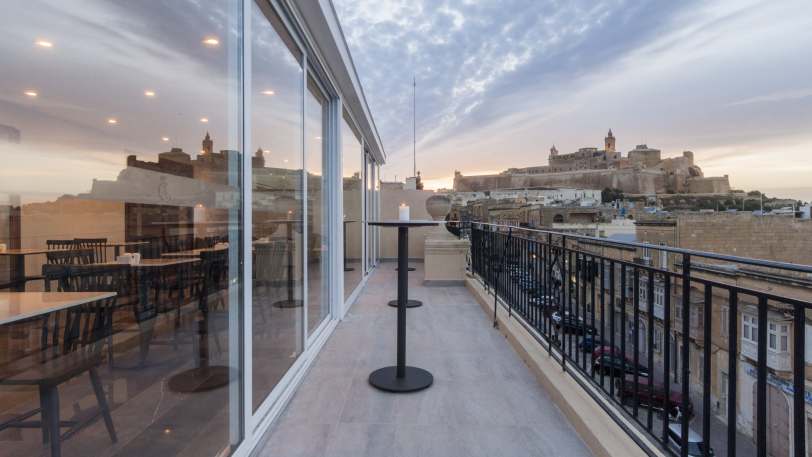 Cittadella sunset from terrace