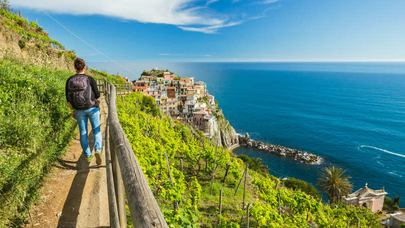 Walking in the Cinque Terre and Portofino — view 2
