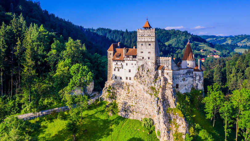 Walking in Transylvania and the Carpathian Mountains — view 1
