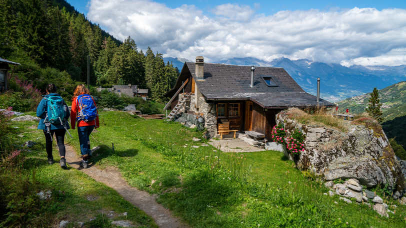 Walking in Val d’Anniviers — view 2
