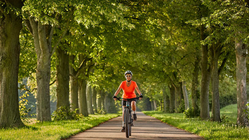 Woman Cycling