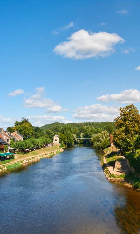 Montignac on the river Vezere