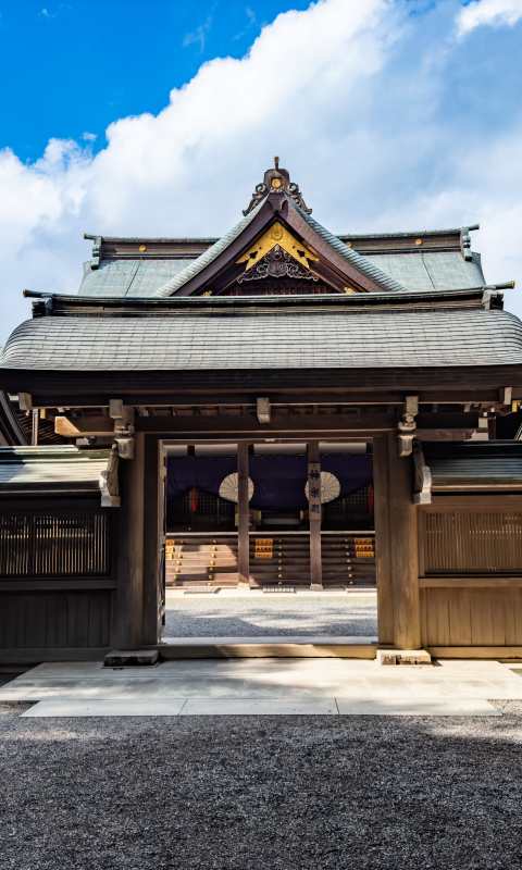 Kotai Jingu temple or Ise Jingu Naiku, in Ise, Mie, Japan