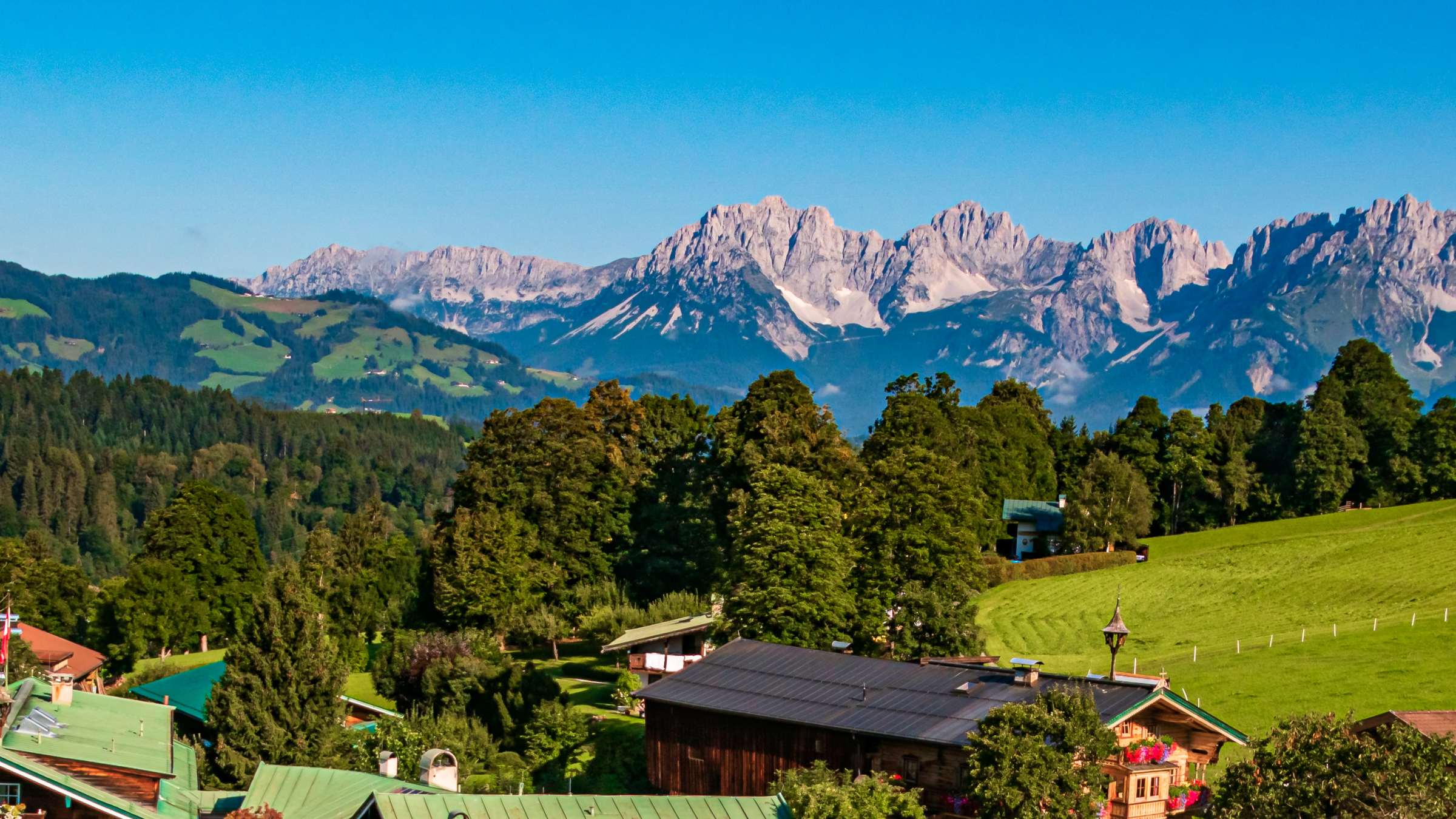Walk the famous 'Streif' before departing Kitzbuhel