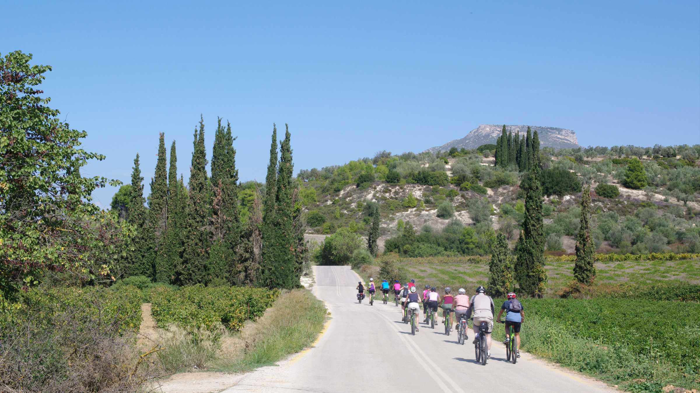 Optional visit to the theater of Epidaurus; cycle to Tolo