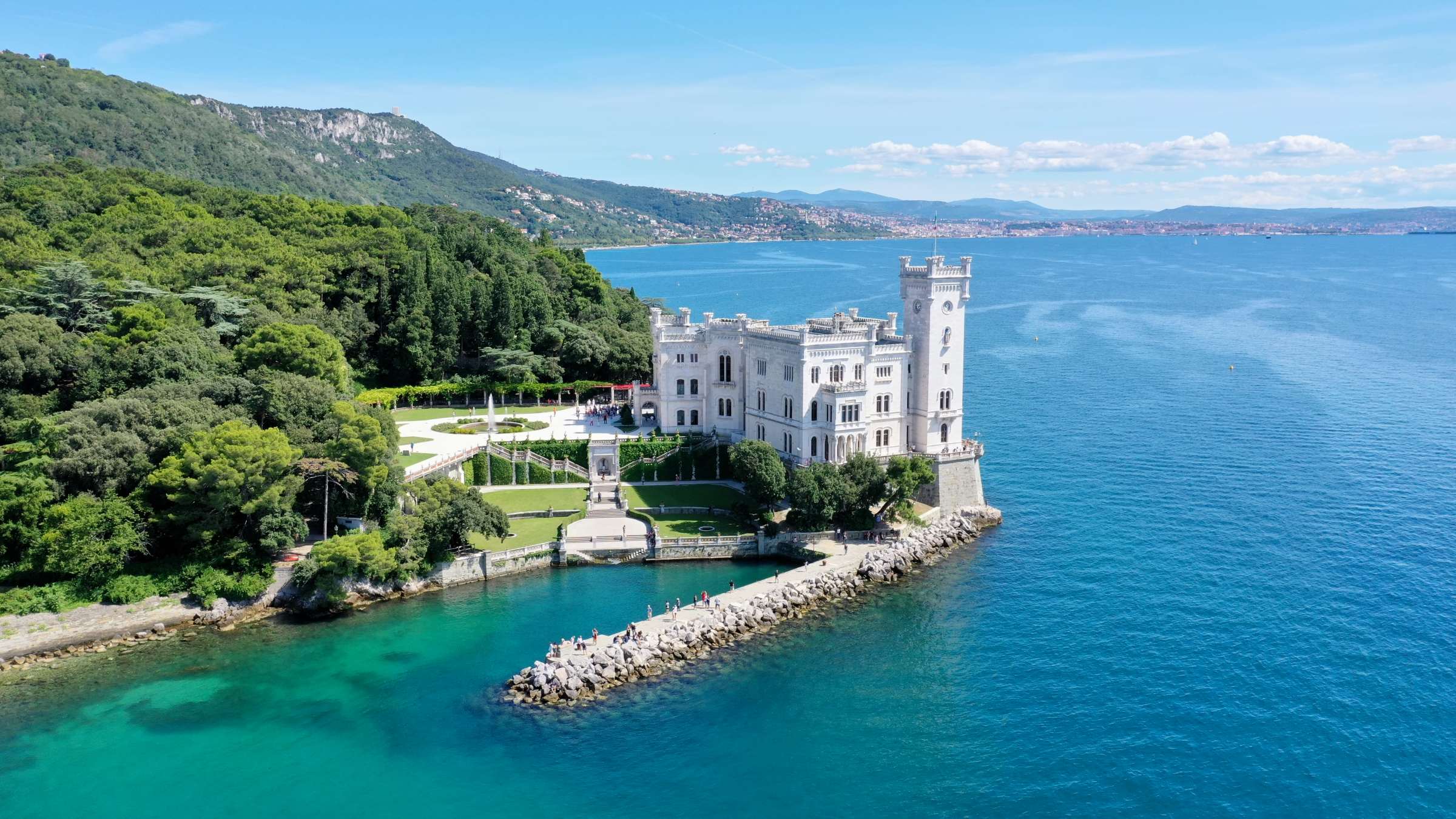 Trieste to Piran/Portorož-  35km or an optional 65km
