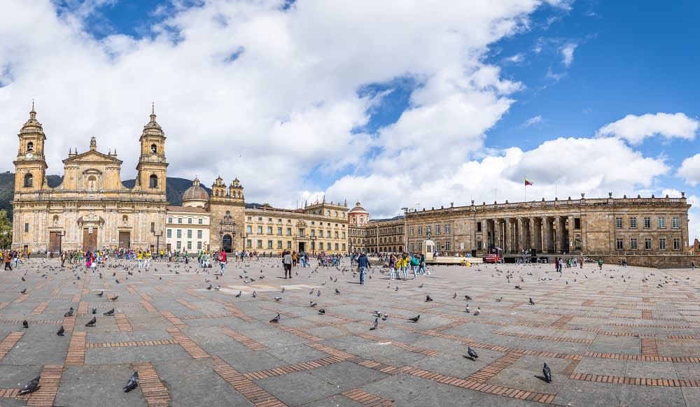 Panorama von Bogota City  Colombia