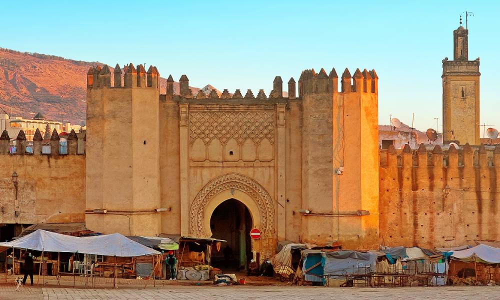 Enchanting Travels Morocco Tours Gate to past  medina of Fez, Morocco - Image