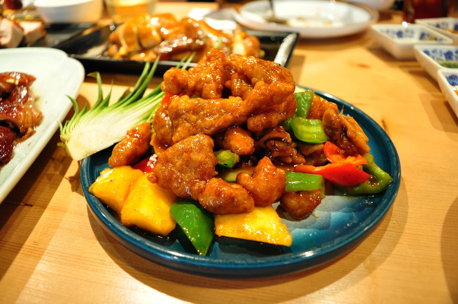 Sweet and sour pork - one of Hong Kong's most famous dishes