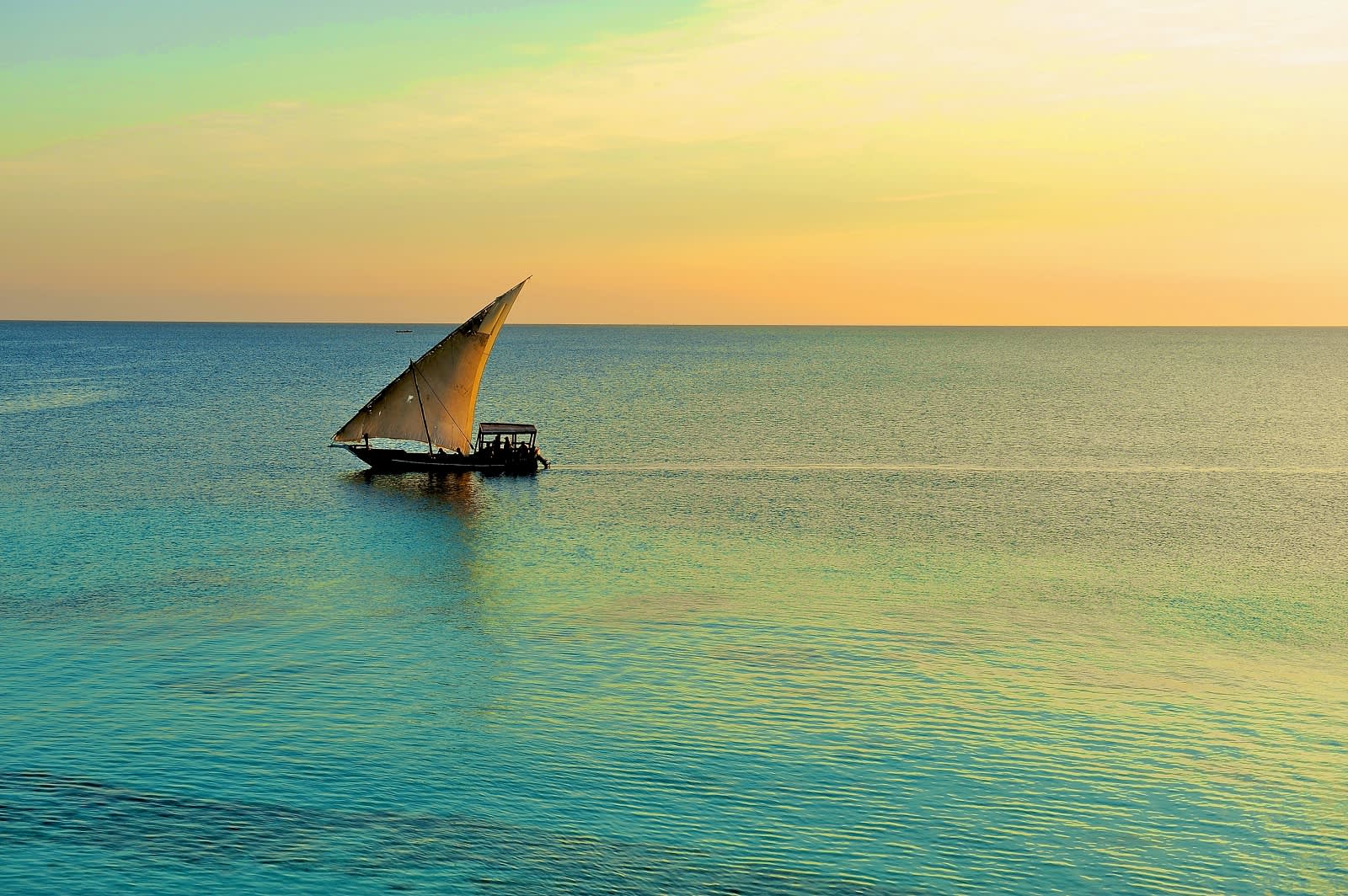 Sunset dhow boat cruise in Zanzibar