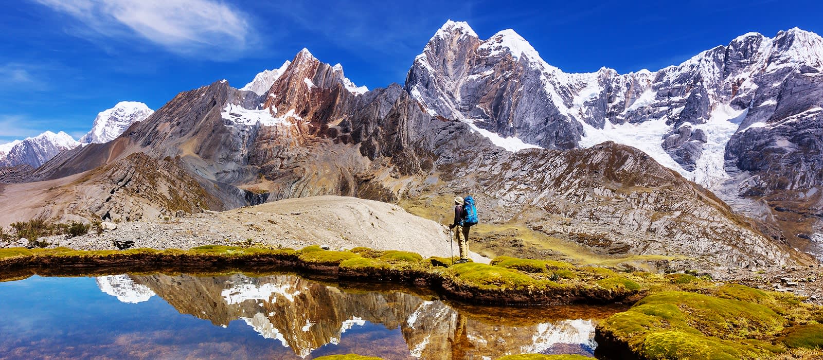 Beautiful mountains landscapes in Cordillera Huayhuash, Peru, South Peru: Luxus auf Schienen mit dem Belmond Hiram Bingham und Belmond Andean Explorer