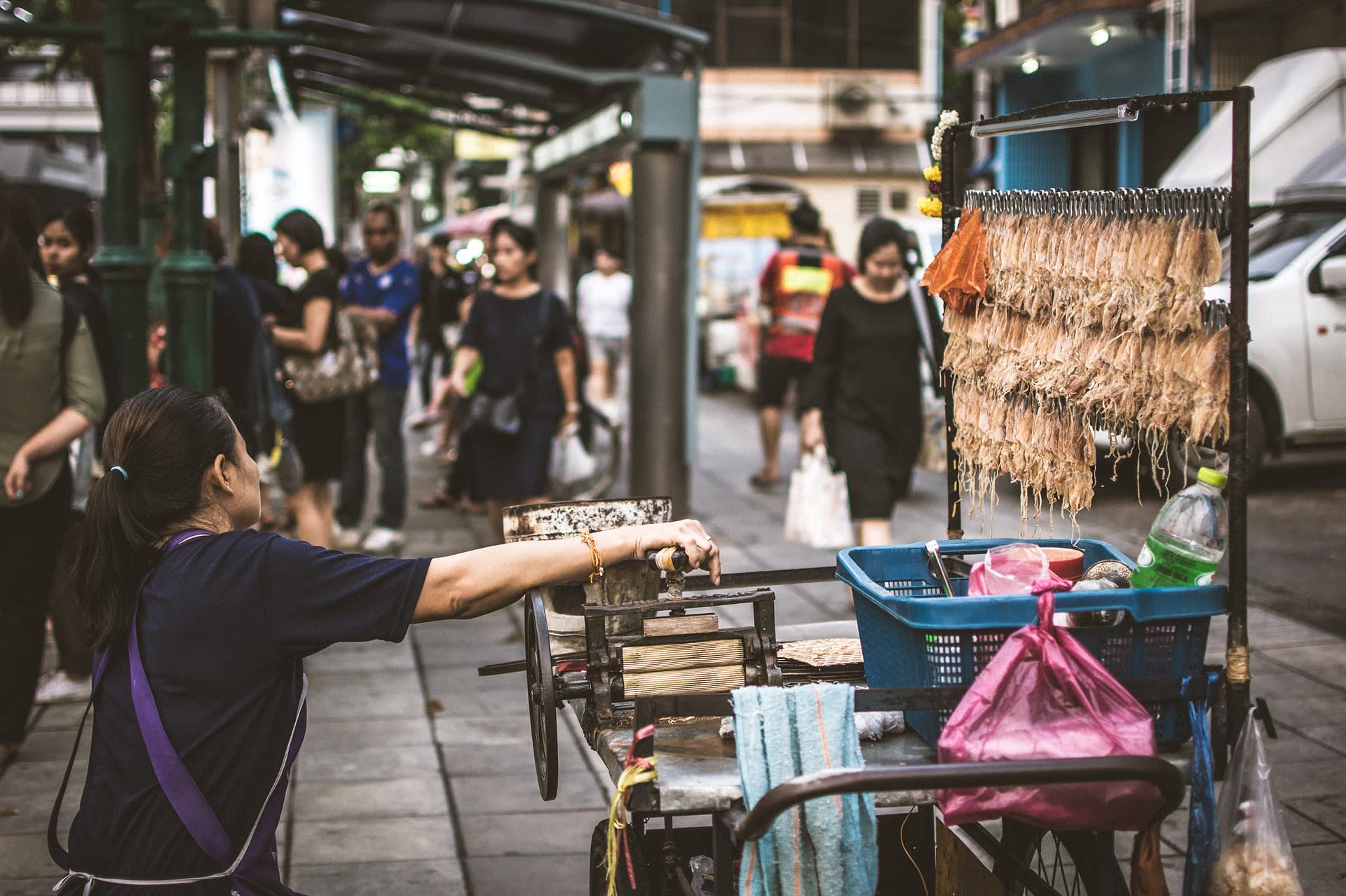 Street Food Stand in Thailand