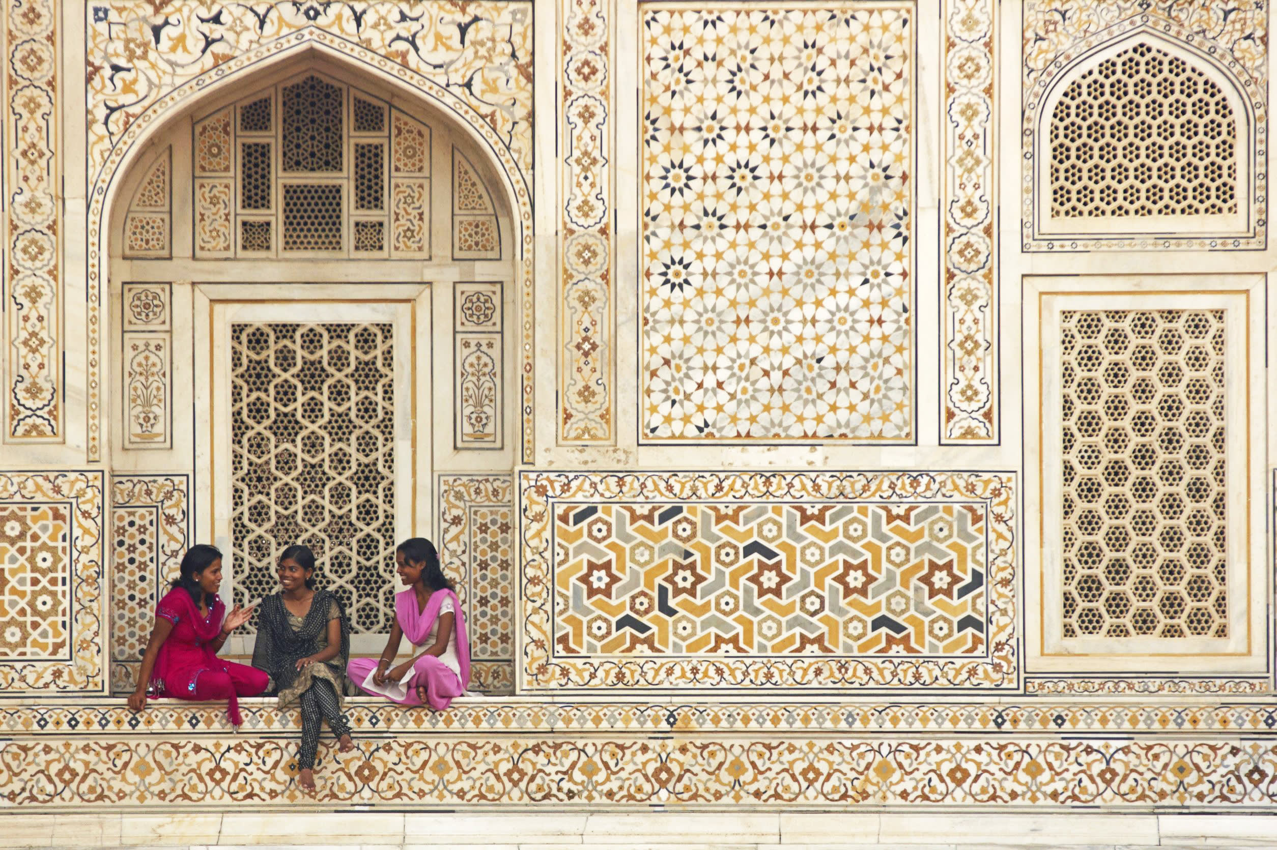 At the Taj Mahal