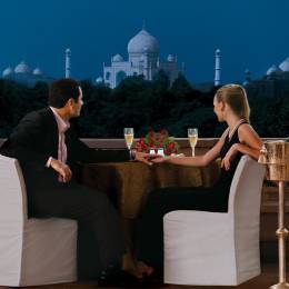 Romantic dinner at The Oberoi Amarvilas in Agra, North India