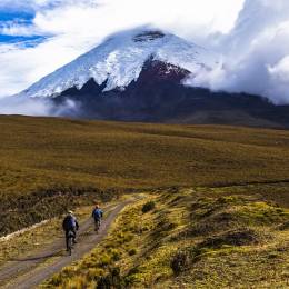Mountain biking in Cotopaxi national park