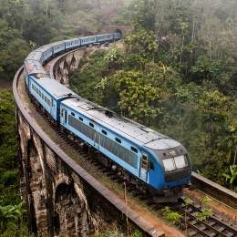 The Nine Arches Bridge Demodara is one of the iconic bridges in Sri Lanka, Asia