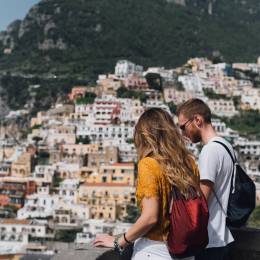 Touristen in Italien