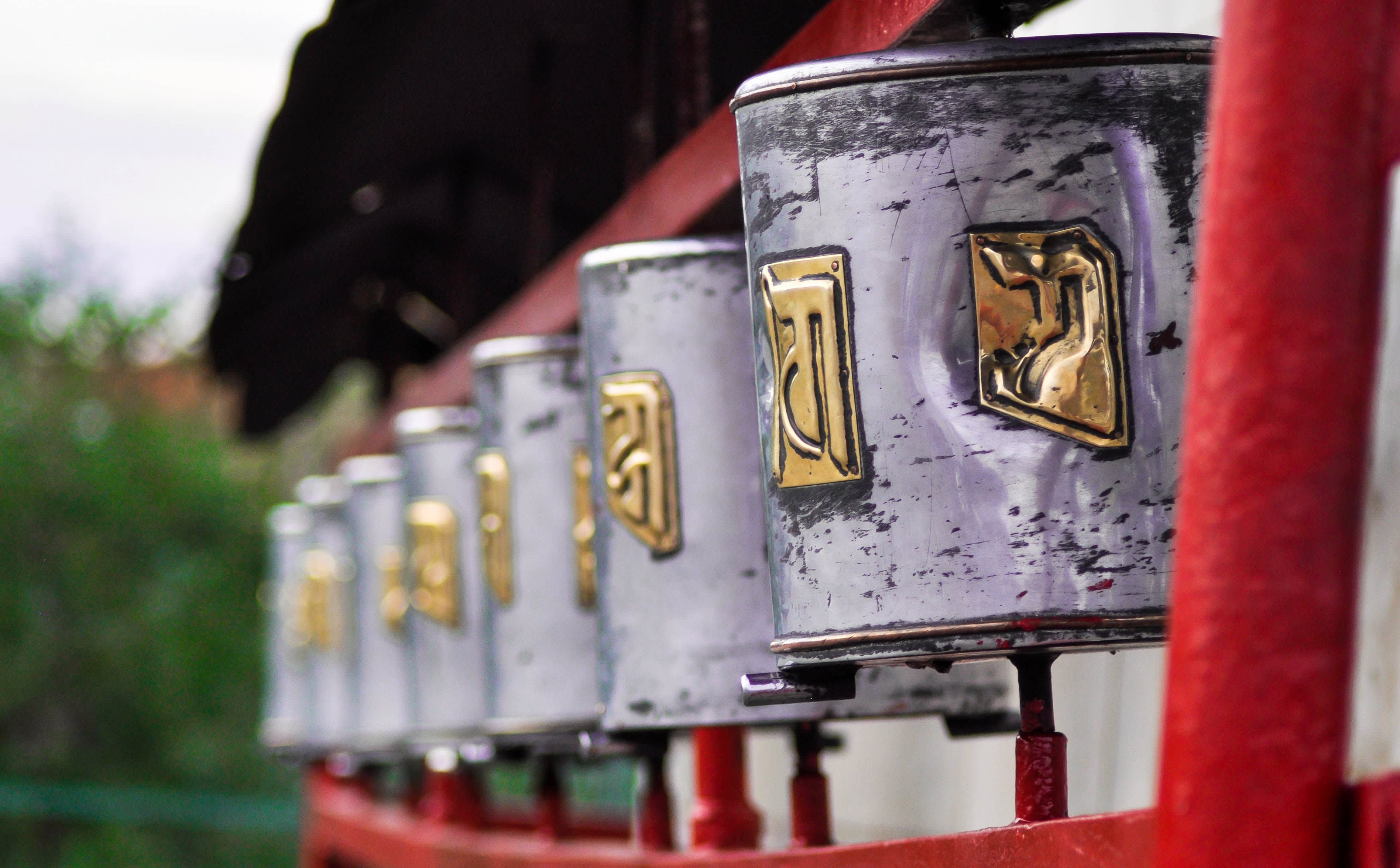 Religiöse Symbole in Tibet 