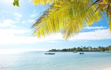 Strand im Merville Beach Hotel, Mauritius