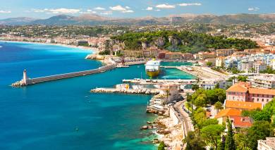 View of Nice, mediterranean resort, Cote d'Azur, France Tours, Enchanting Travels
