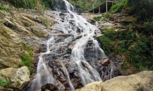 The Bac Wasserfall, Sapa in Vietnam 