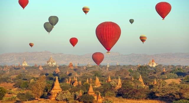 Ballonfahrt in Bagan