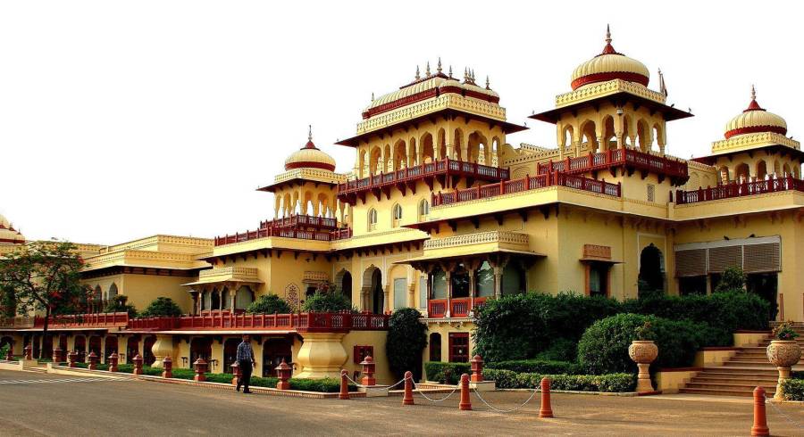 Außenansicht von Heritage Hotel Taj  Rambagh  Palace, Jaipur, Rajasthan