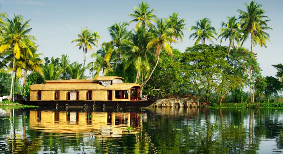 Hausboot in den Backwaters von Kerala