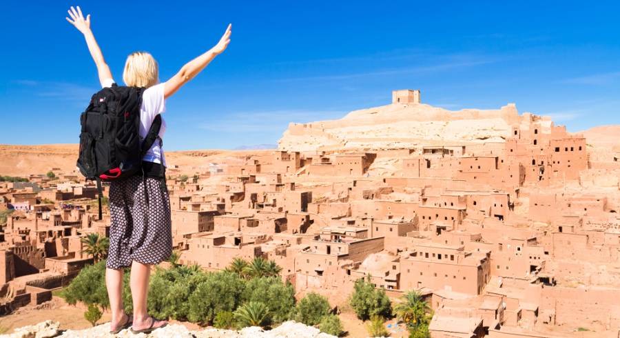 Aït Benhaddou auf der Karawanenstraße zwischen der Sahara und Marrakesch 