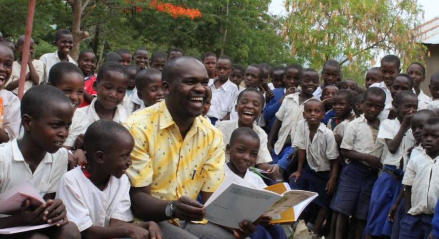 Donate money to our charity pot for books for schools and libraries