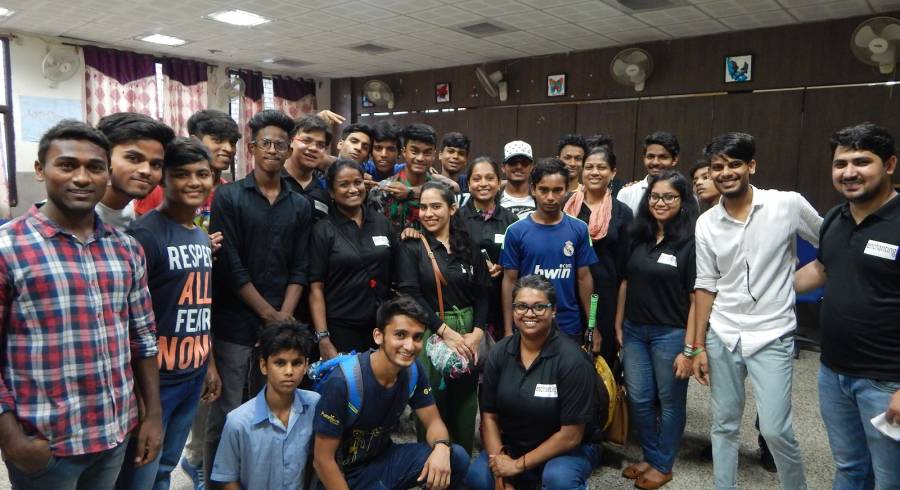 The Enchanting Travels team with members of Salaam Balak