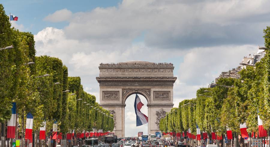 French farmers bring rural reality to Champs Elysées, France