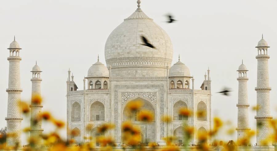 Das Taj Mahal in Indien: neu entdeckt