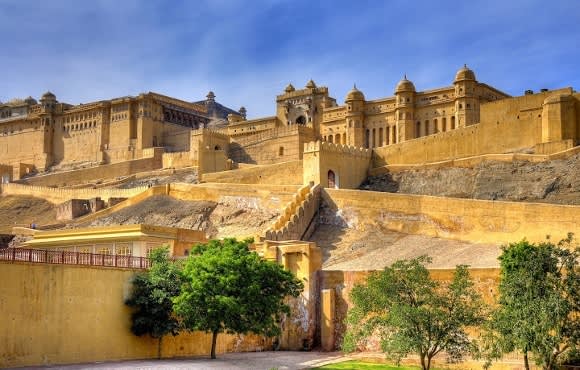 Amber Fort, Jaipur, Rajasthan, India, Asia