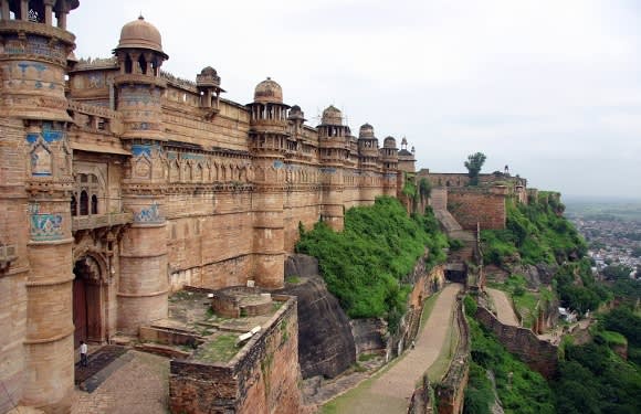 Gwalior Fort, Gwalior, India, Asia