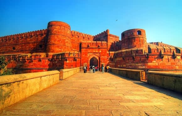 Agra Fort, Agra, India, Asia