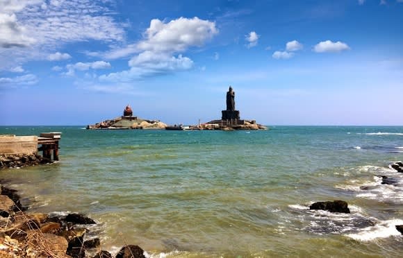 Vivekananda-Felsendenkmal in Vavathurai, Kanyakumari, Indien