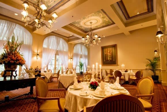 Cambodia’s French Colonial Architecture - Hotel Le Royal, Dining Room
