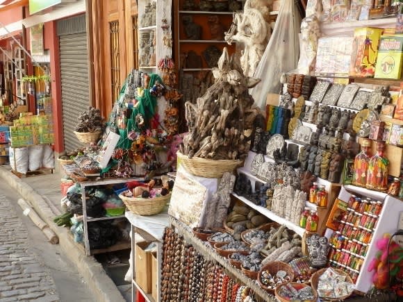 The witches market in La Paz 