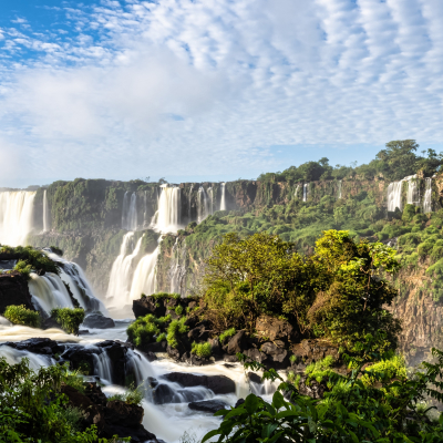 Die Taufelsschlucht der Iguazú Wasserfälle in Argentinien