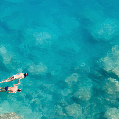 Couple snorkeling, Maldives, Asia - history of Maldives